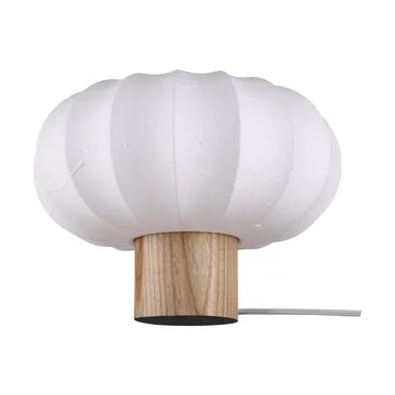 Lunari tafellamp - White-naturel essenhout, Ø32x24 cm - Watt & Veke