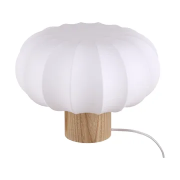 Lunari tafellamp - White-naturel essenhout, Ø32x24 cm - Watt & Veke