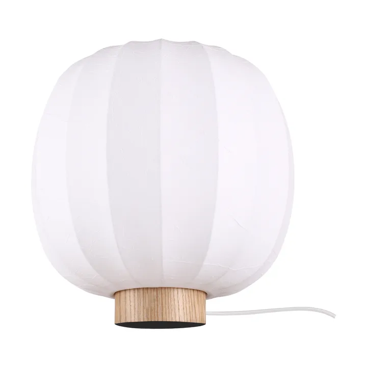 Lunari tafellamp - White-natuurlijk essenhout, Ø30x32 cm - Watt & Veke