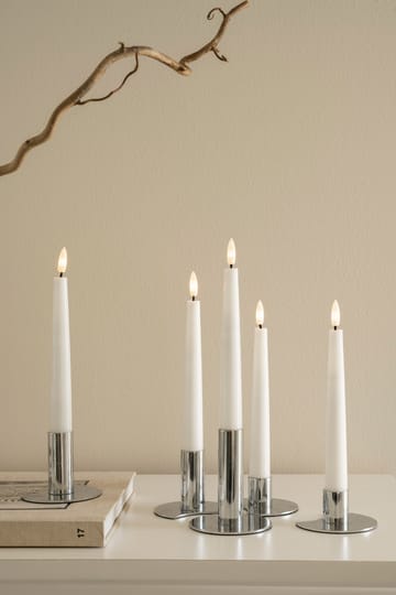 Lykke combineerbare kandelaar incl. 5 ledlampjes - Chrome - Watt & Veke