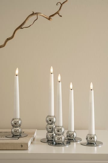Lykke combineerbare kandelaar incl. 5 ledlampjes - Chrome - Watt & Veke