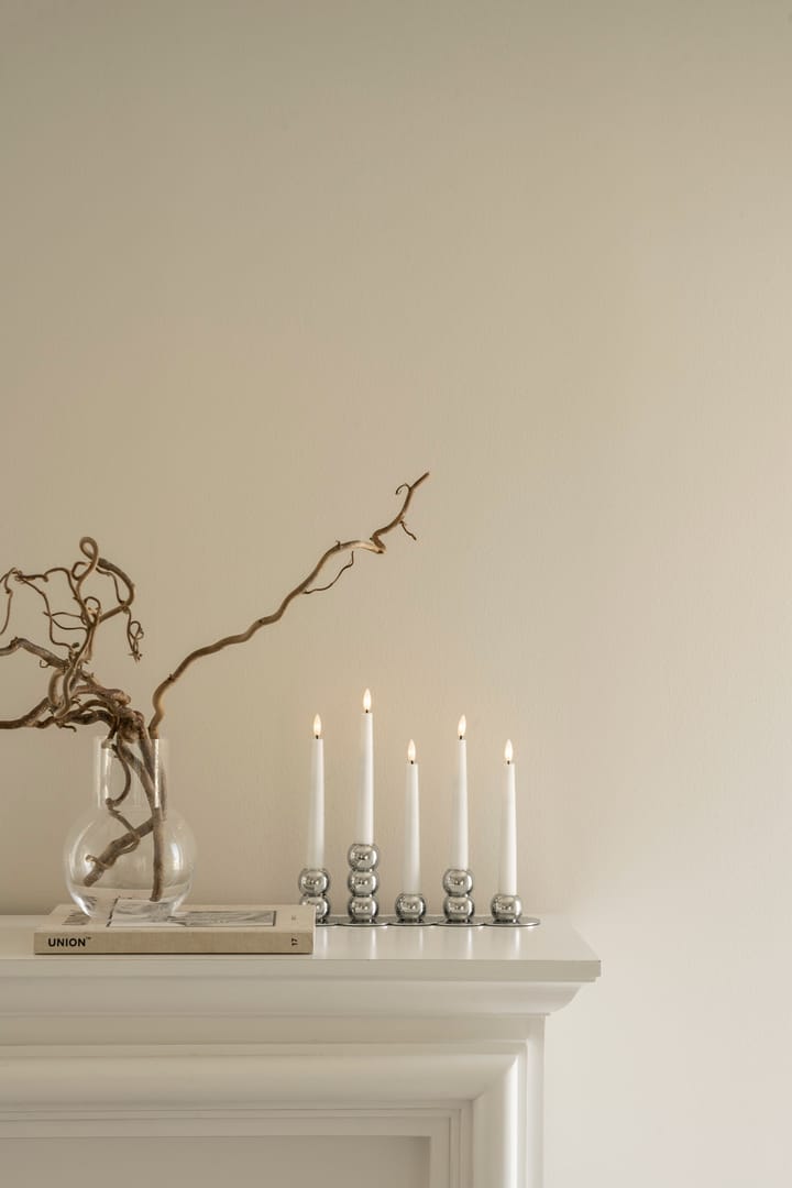 Lykke combineerbare kandelaar incl. 5 ledlampjes, Chrome Watt & Veke