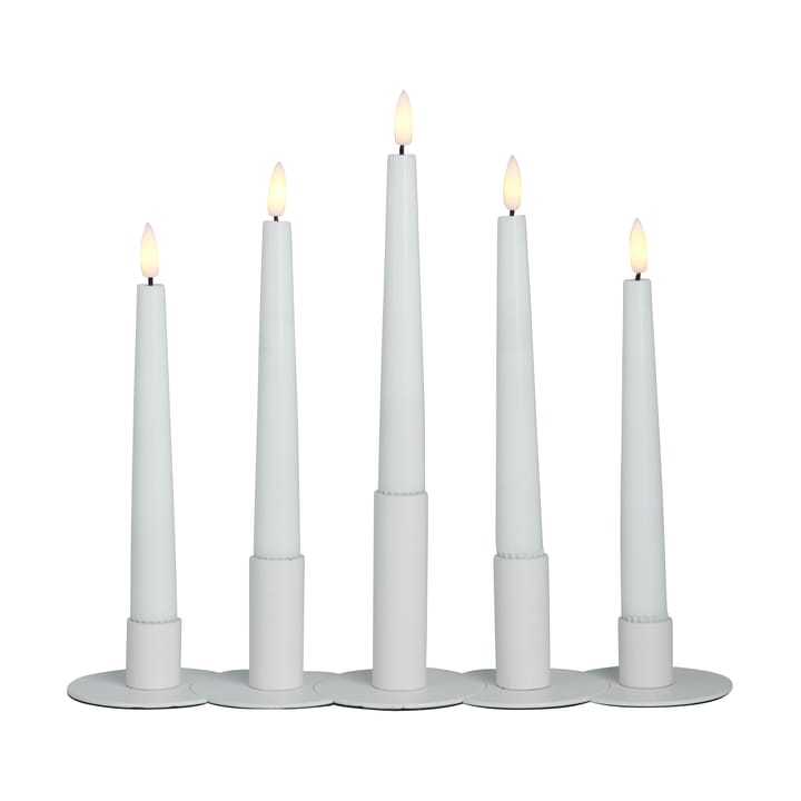 Lykke combineerbare kandelaar incl. 5 ledlampjes, White Watt & Veke