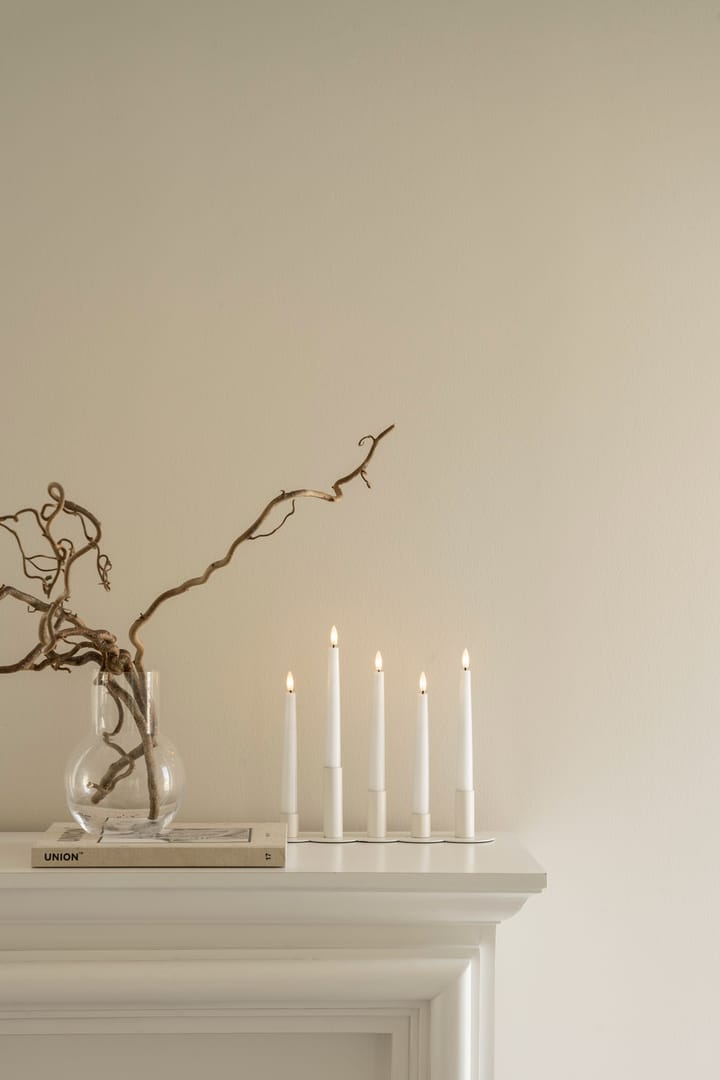 Lykke combineerbare kandelaar incl. 5 ledlampjes, White Watt & Veke