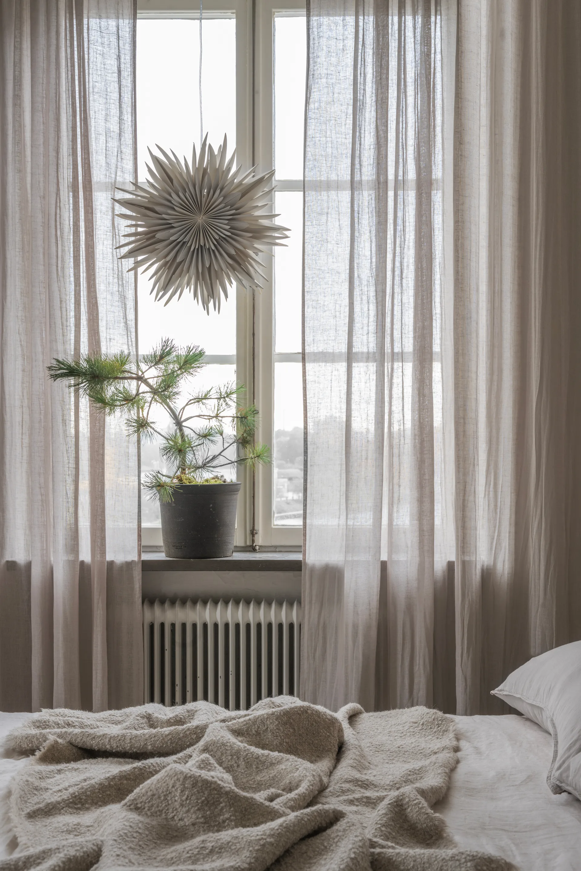 Maja adventsster Ø50 cm, Greige Watt & Veke