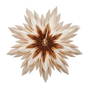 Marta adventsster Ø60 cm - Wit-bruin - Watt & Veke