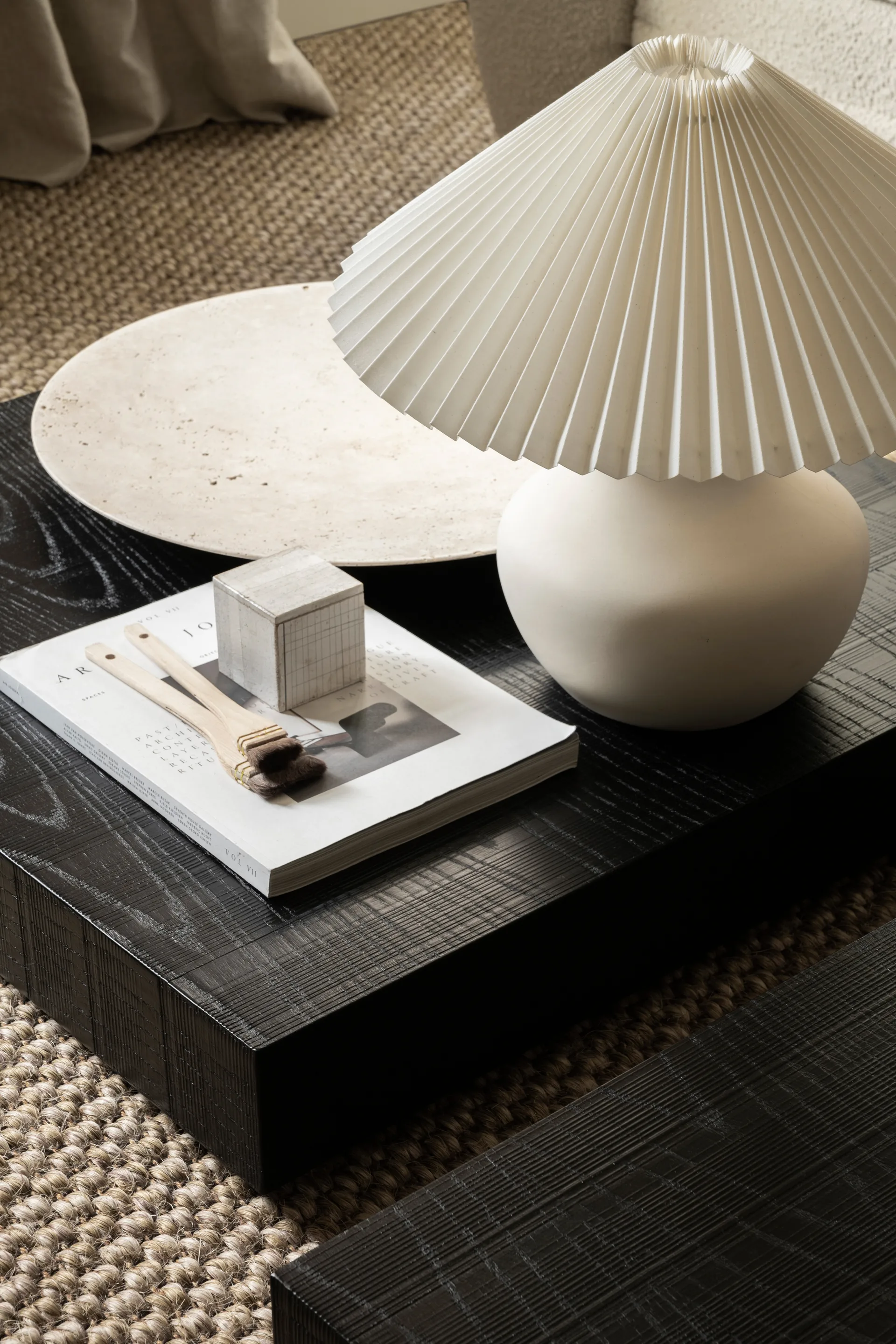 Mia lampvoet 31 cm, White-ivory Watt & Veke