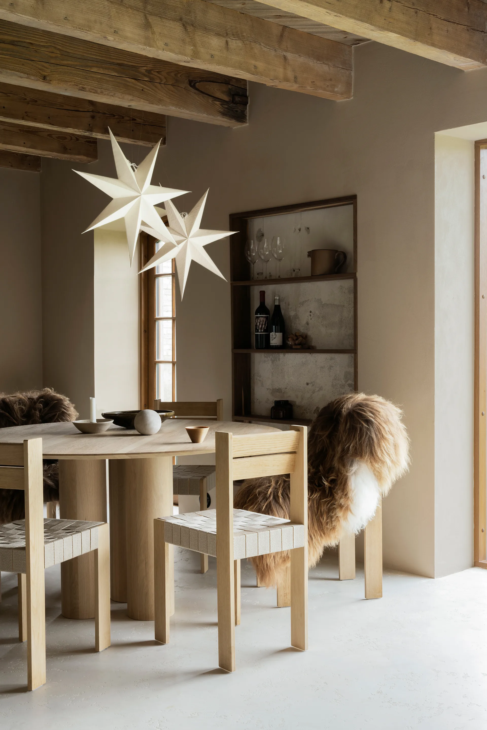 Mira adventsster Ø60 cm, Wit Watt & Veke