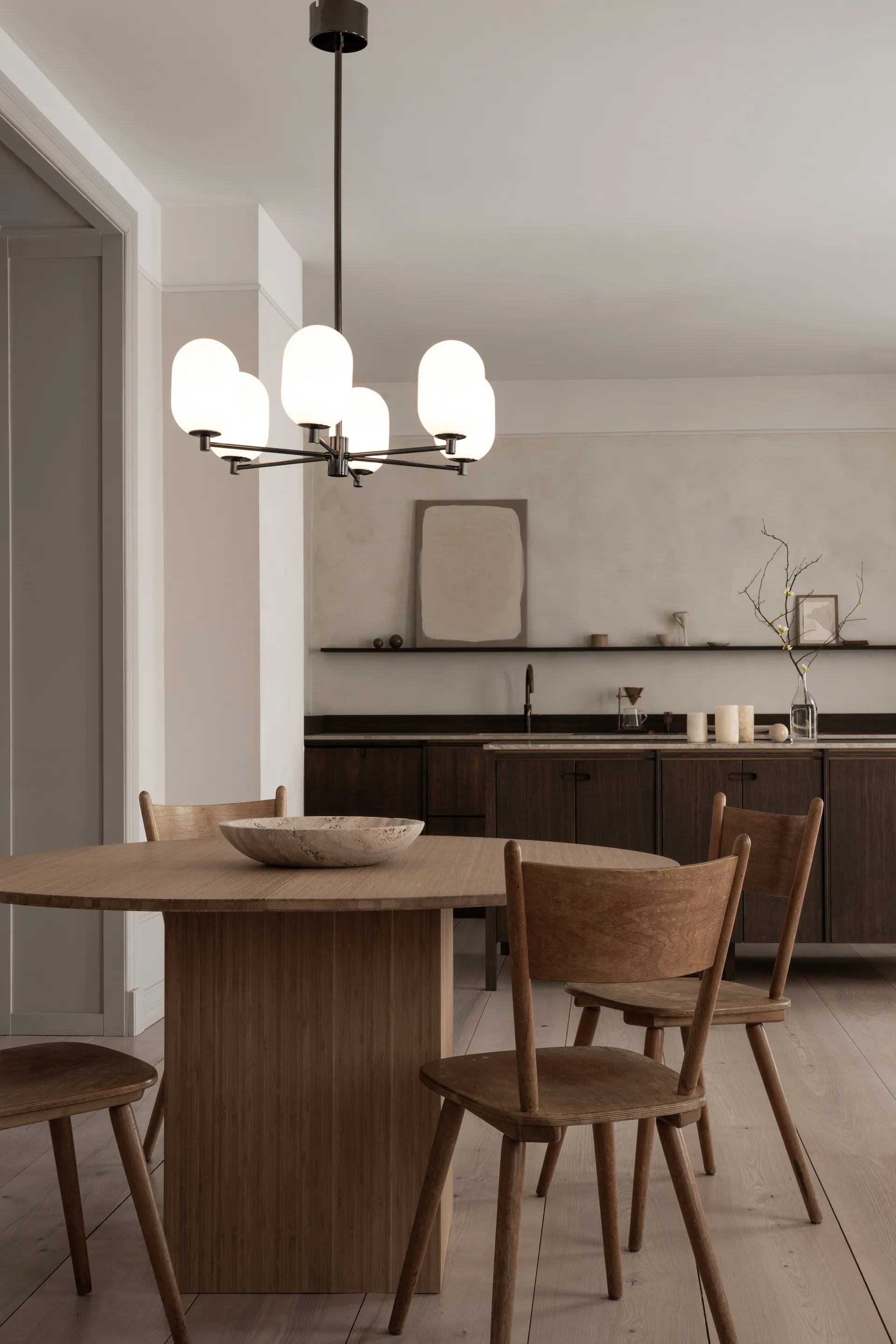 Noor Hanglamp Ø65 cm, Wit Watt & Veke