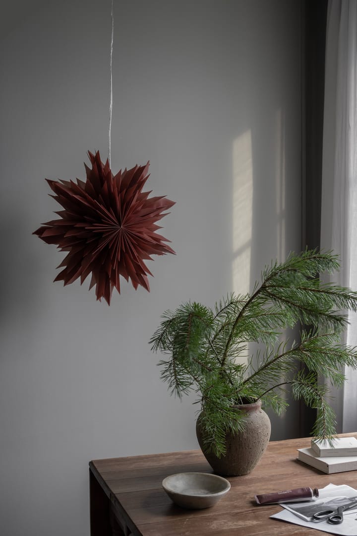 Oslo adventsster Ø44 cm, Red ochre Watt & Veke