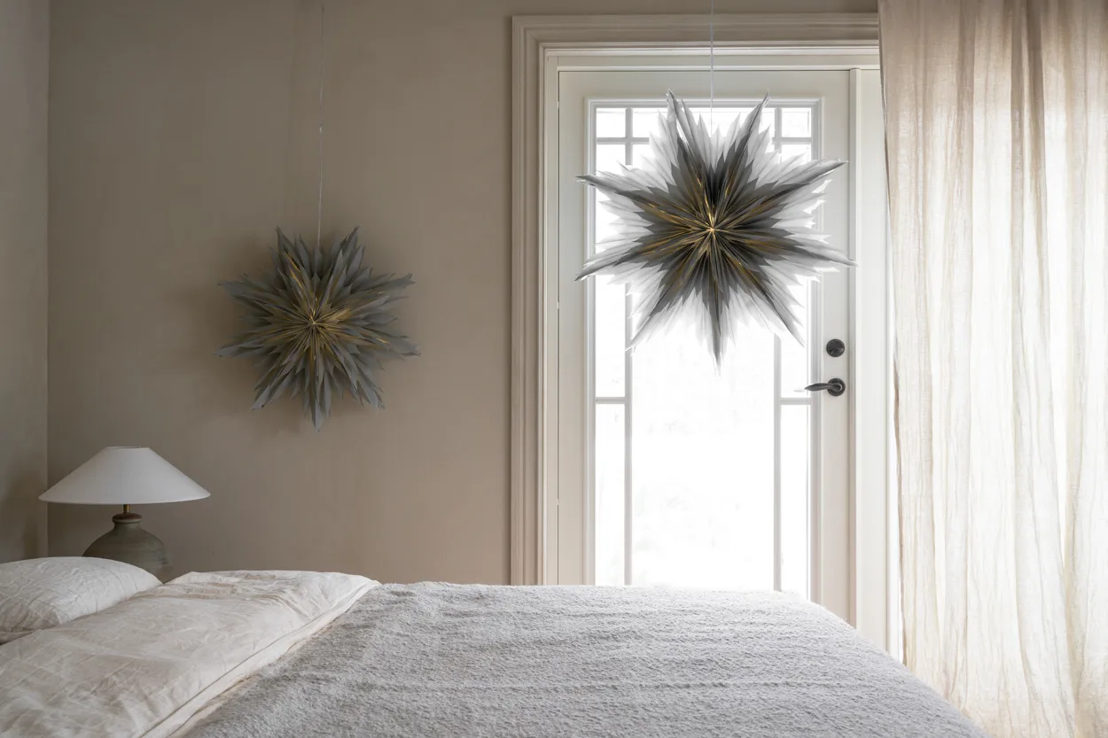 Oslo kerstster Ø60 cm, Grijs Watt & Veke