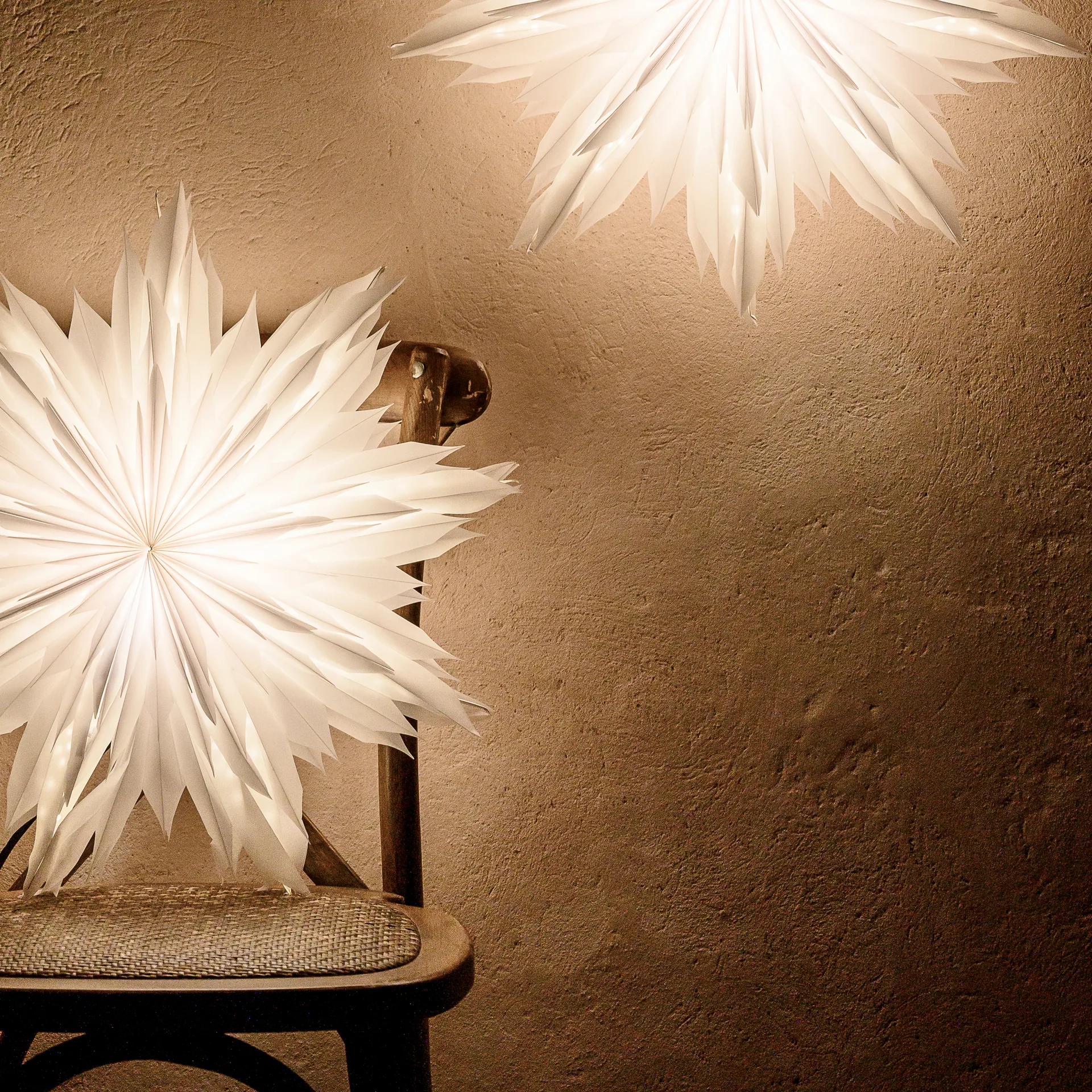 Oslo kerstster Ø60 cm, Wit Watt & Veke