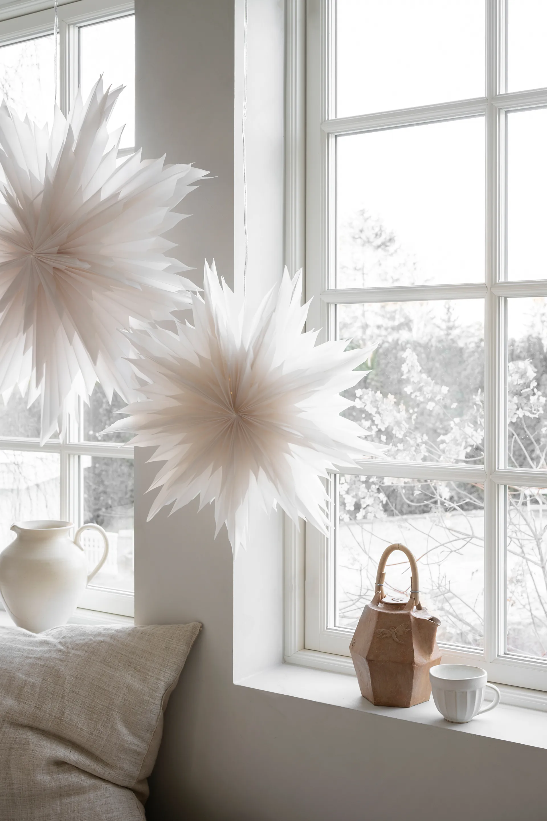 Oslo kerstster Ø60 cm, Wit Watt & Veke