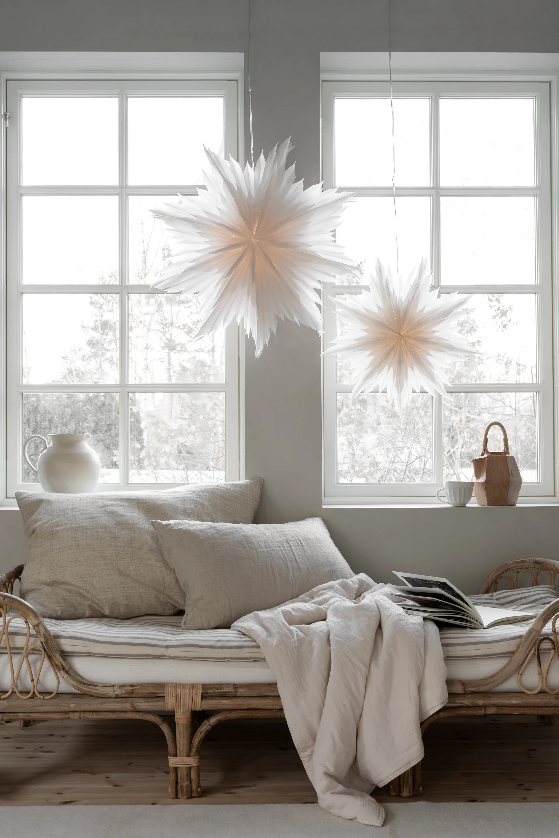 Oslo kerstster Ø60 cm, Wit Watt & Veke