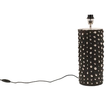 Peggy lampvoet 28 cm - Zwart-zilver - Watt & Veke