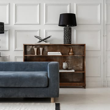 Peggy lampvoet 28 cm - Zwart-zilver - Watt & Veke