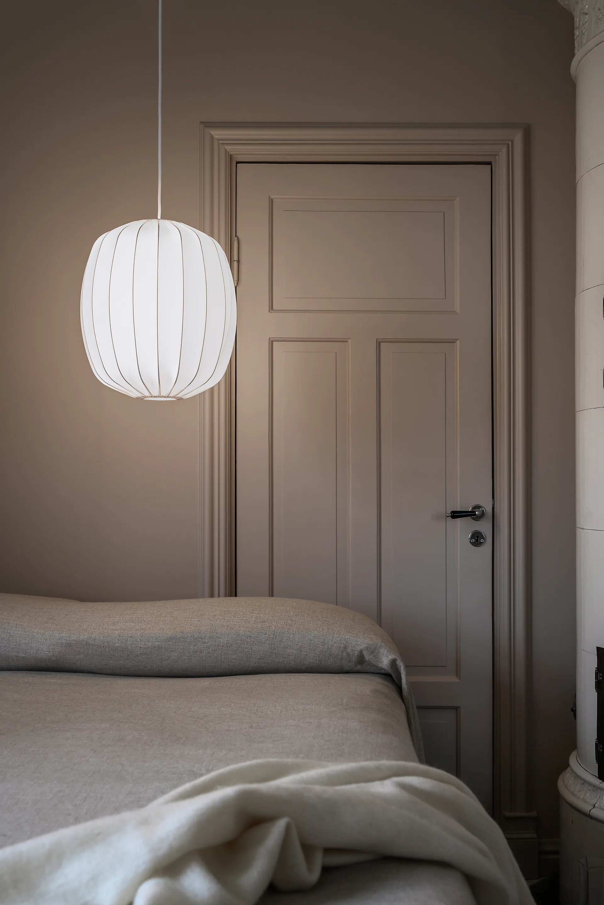 Prisma lampenkap Ø25 cm linne, Natural Watt & Veke