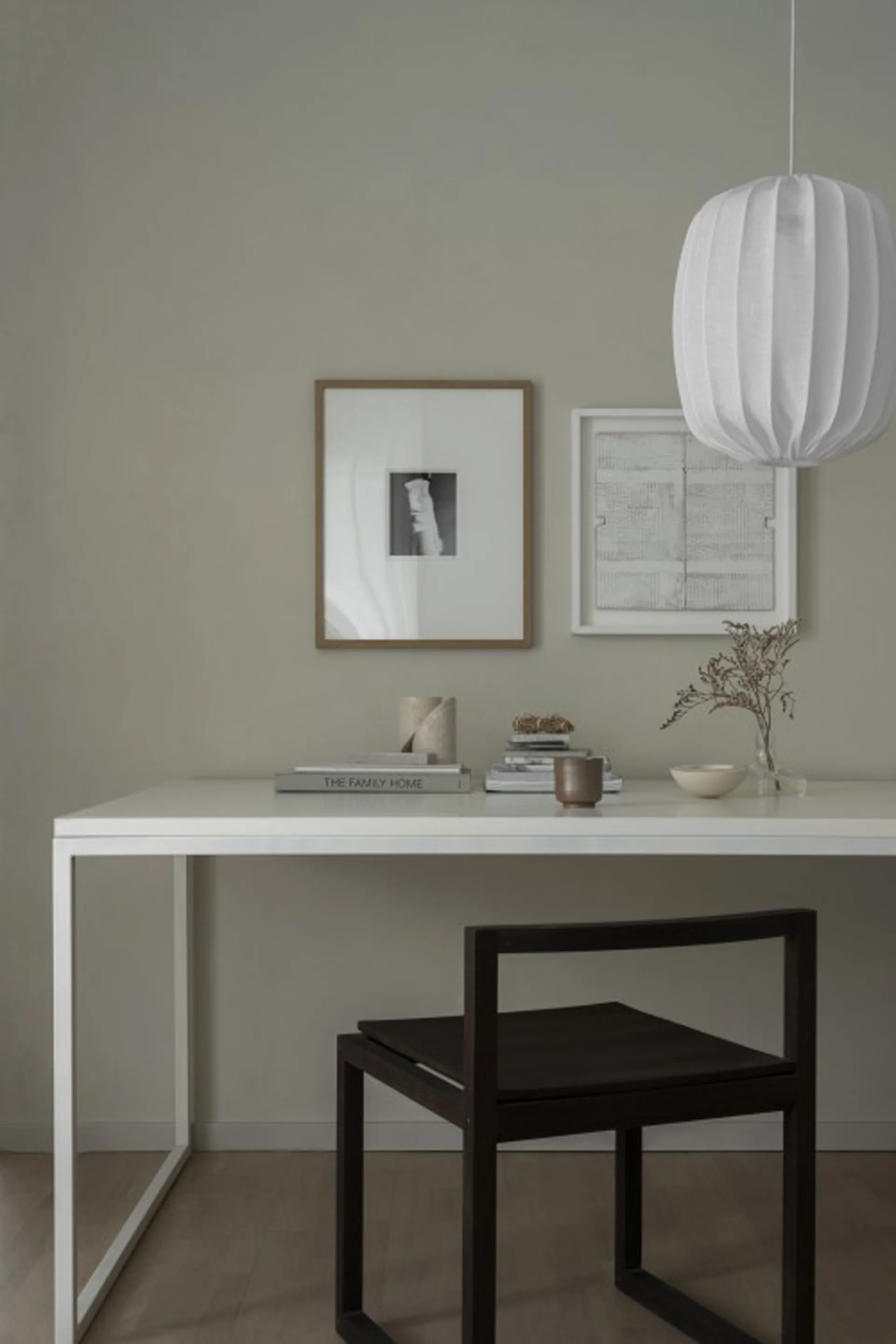 Prisma lampenkap Ø35 cm linne, White Watt & Veke