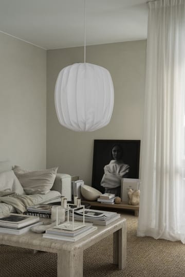 Prisma lampenkap Ø45 cm linnen - White - Watt & Veke