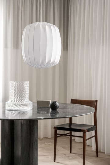 Prisma lampenkap Ø45 cm linnen - White - Watt & Veke