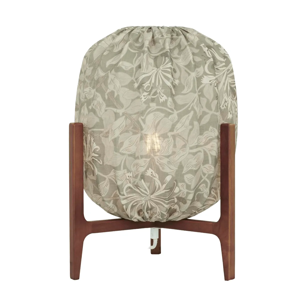 Prisma tafellamp, Dark ash-Honeysuckle beige, Ø27x42 cm Watt & Veke