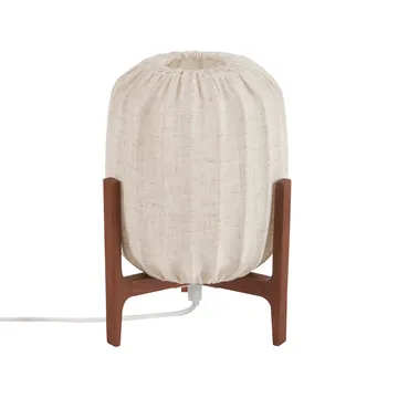 Prisma tafellamp - Dark ash-Natural, Mini Ø16x24,3 cm - Watt & Veke