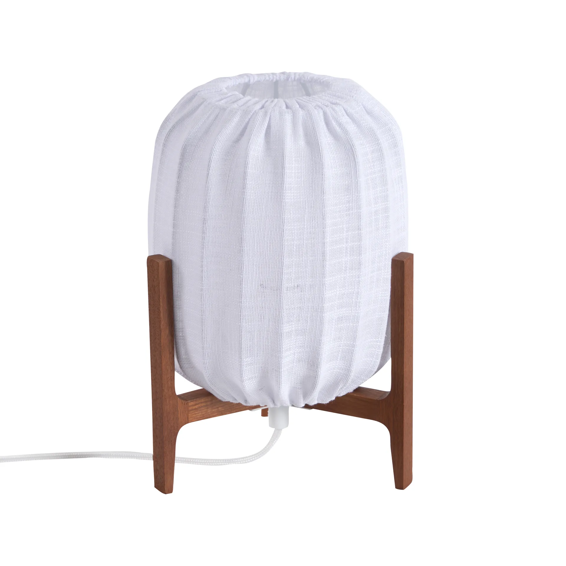 Prisma tafellamp, Dark ash-White, Mini Ø16x24,3 cm Watt & Veke