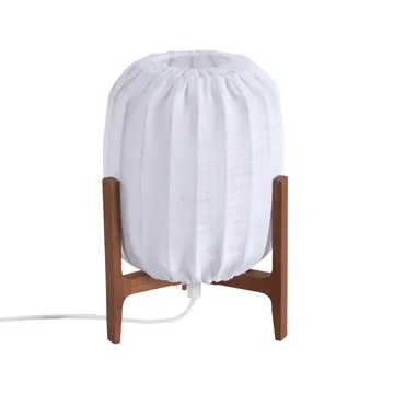 Prisma tafellamp - Dark ash-White, Mini Ø16x24,3 cm - Watt & Veke