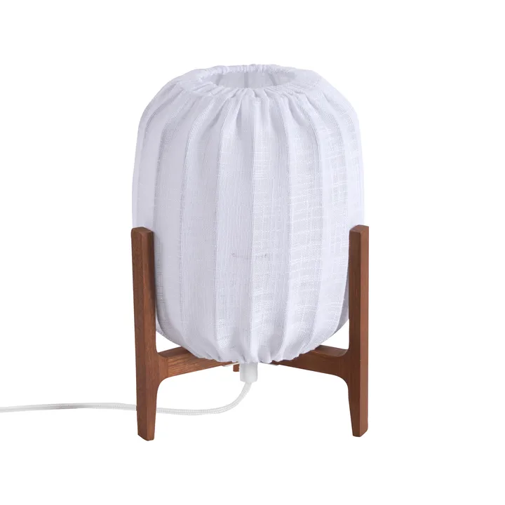 Prisma tafellamp - Dark ash-White, Mini Ø16x24,3 cm - Watt & Veke