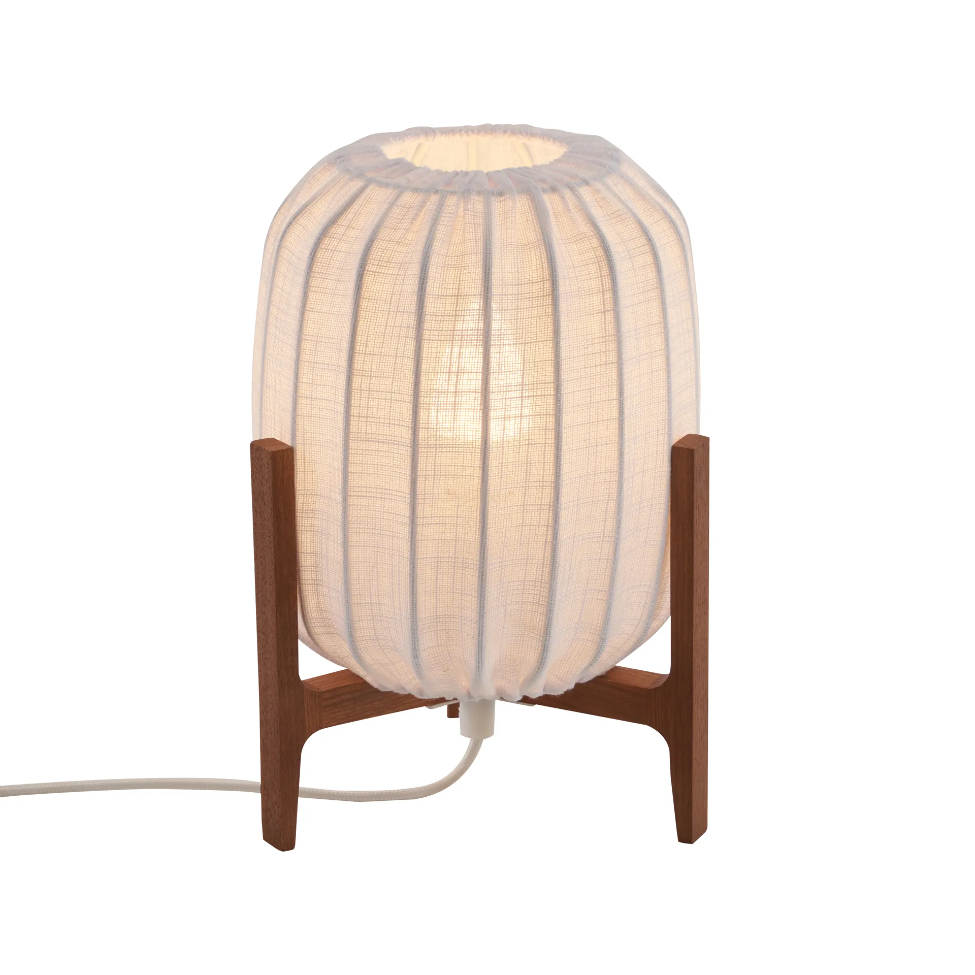 Prisma tafellamp, Dark ash-White, Mini Ø16x24,3 cm Watt & Veke