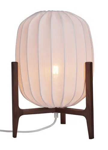 Prisma tafellamp - Donker as-wit, Ø27x42 cm - Watt & Veke