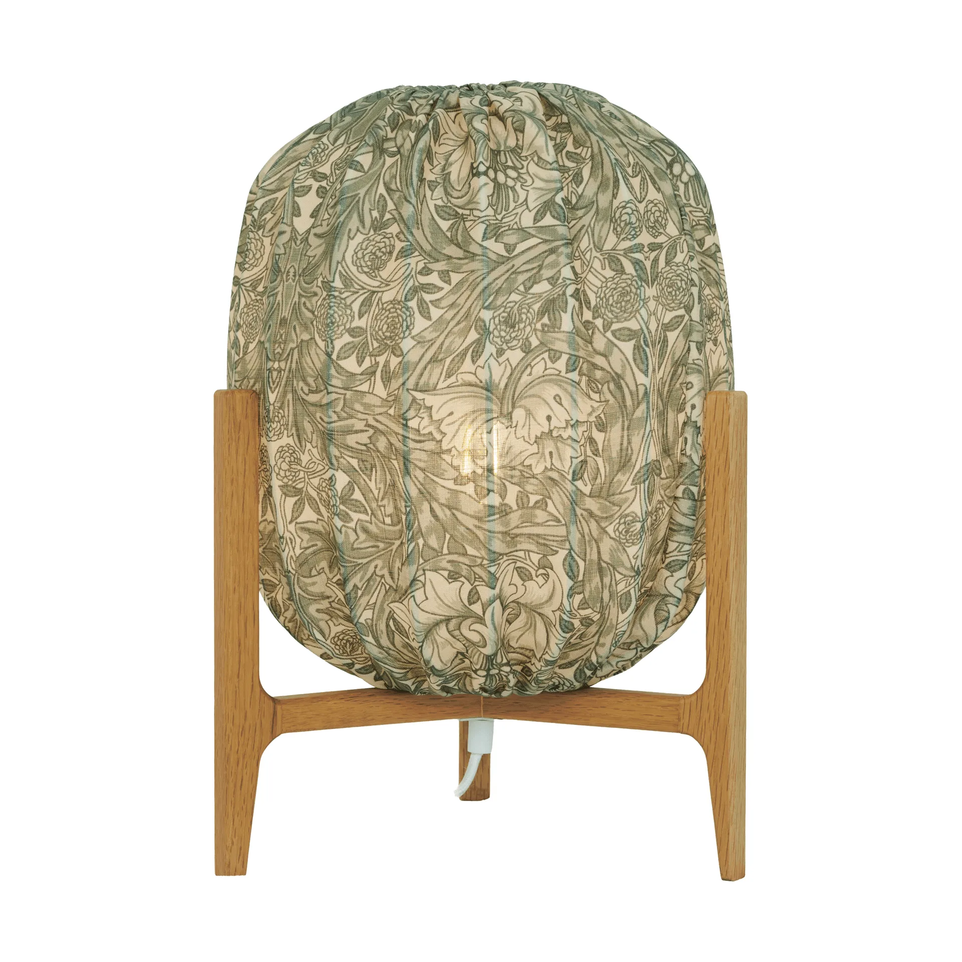 Prisma tafellamp, Oak-African marigold green, Ø27x42 cm Watt & Veke
