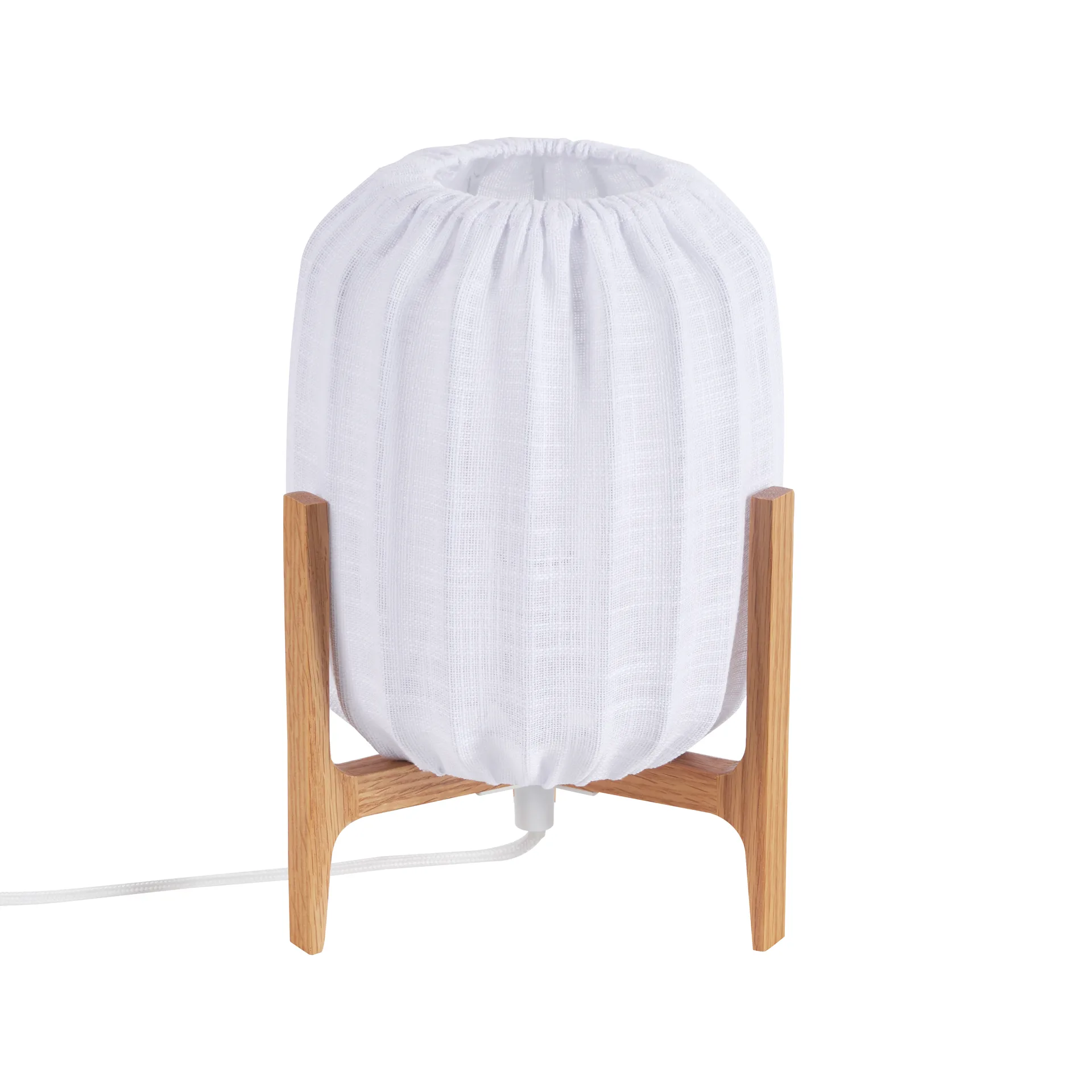 Prisma tafellamp, Oak-White, Mini Ø16x24,3 cm Watt & Veke