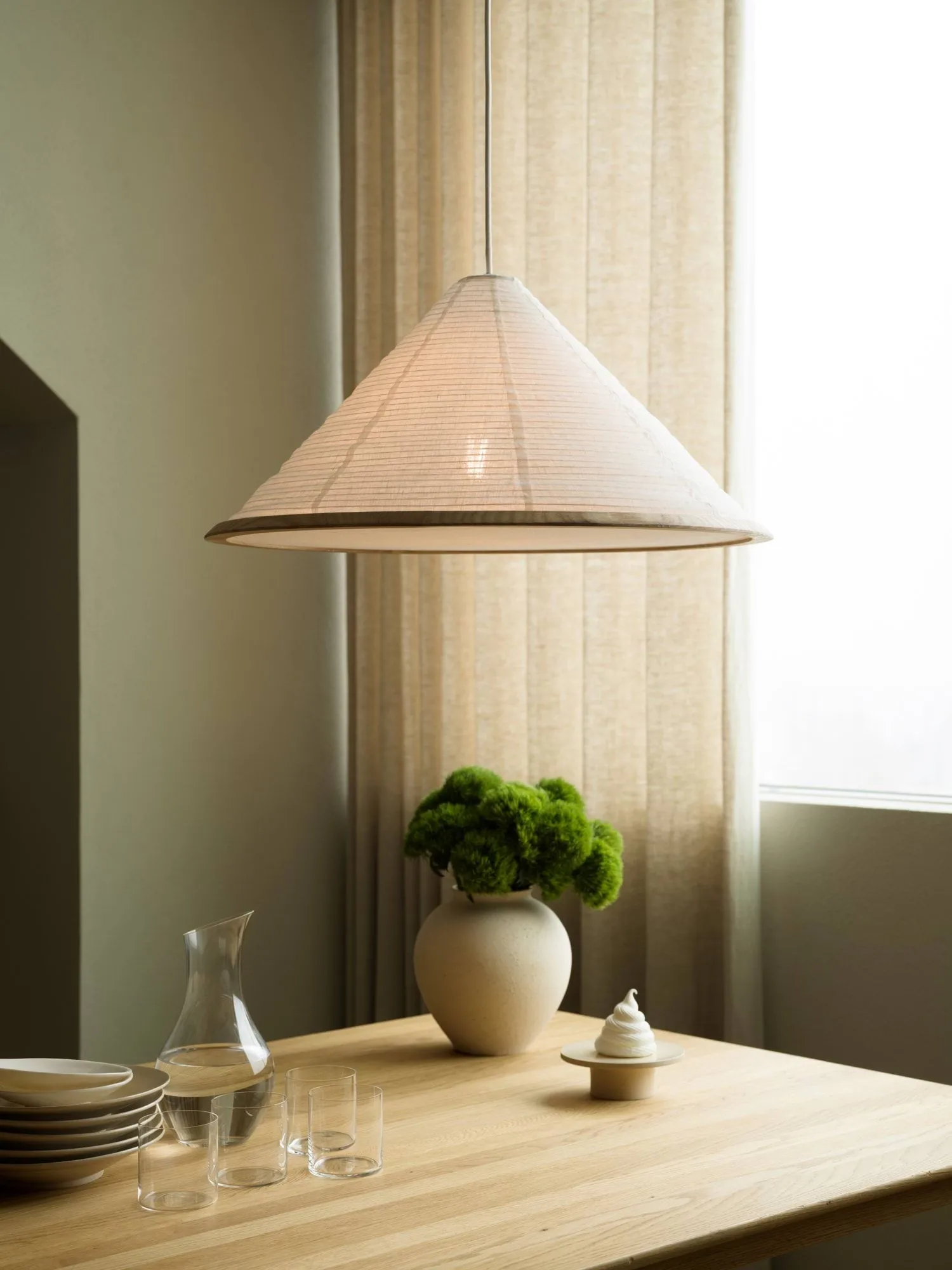 Shiro hanglamp, White, Ø60x29 cm Watt & Veke