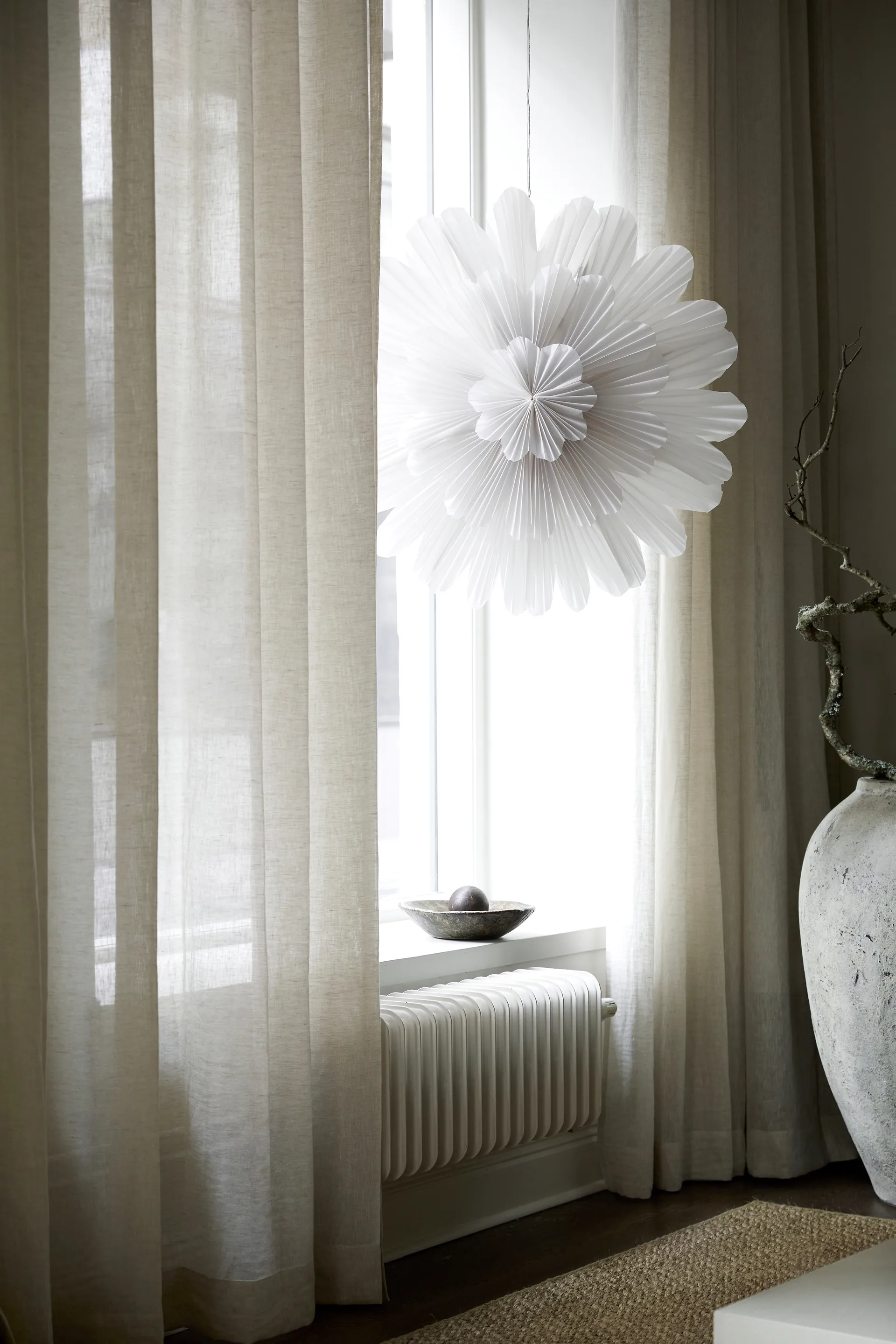 Snöblomma adventsster, Ø80 cm Watt & Veke