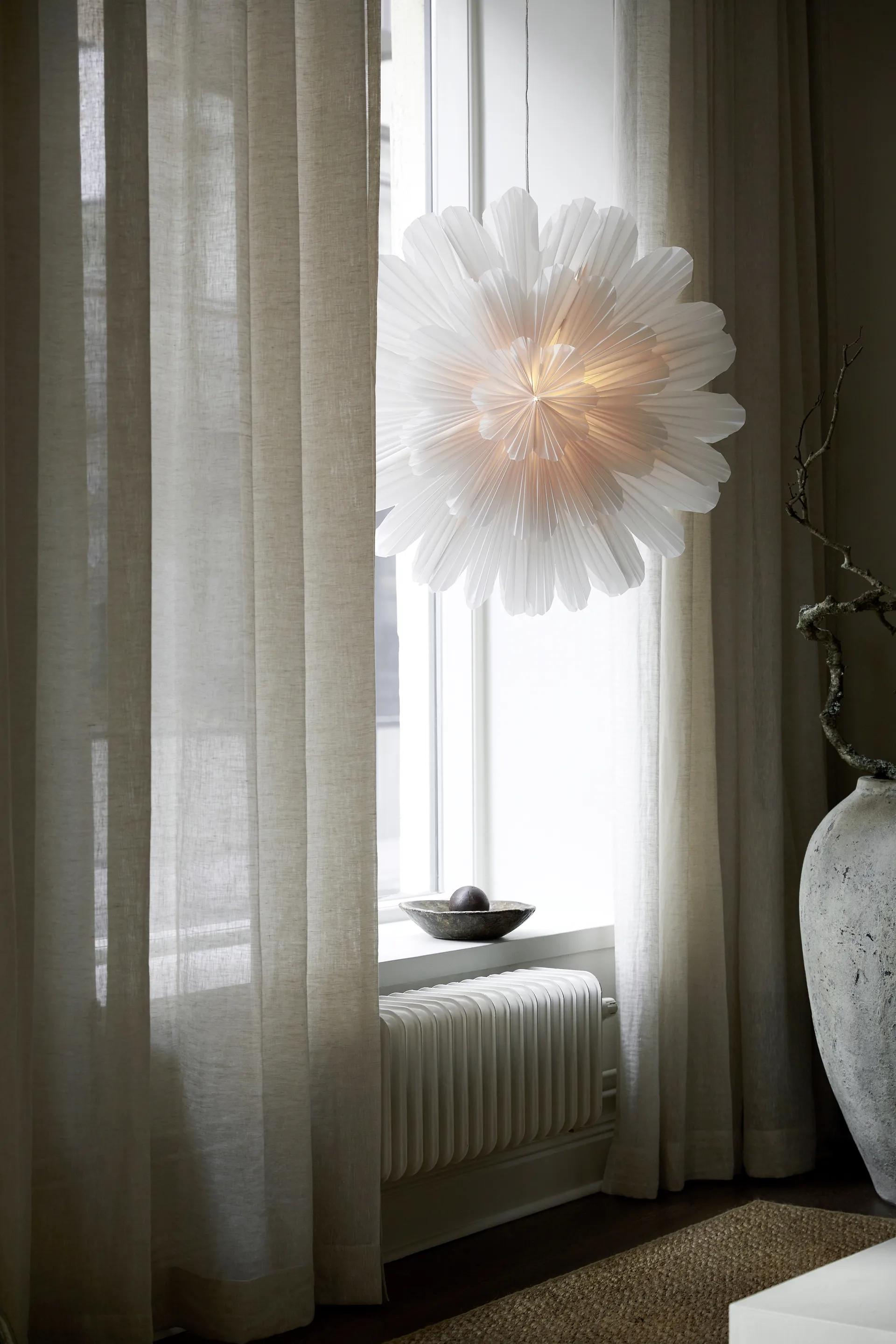 Snöblomma adventsster, Ø80 cm Watt & Veke