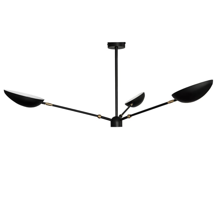 Spoon plafondhanglamp - matzwarte messing - Watt & Veke