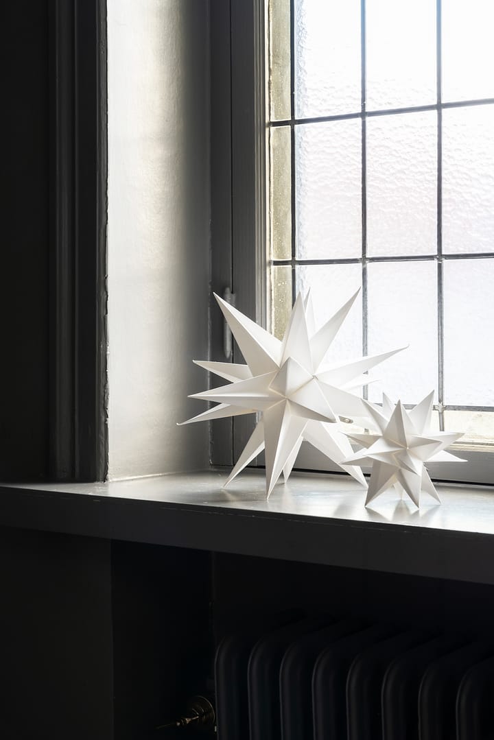 Sputnik adventsster Ø15 cm, Wit Watt & Veke