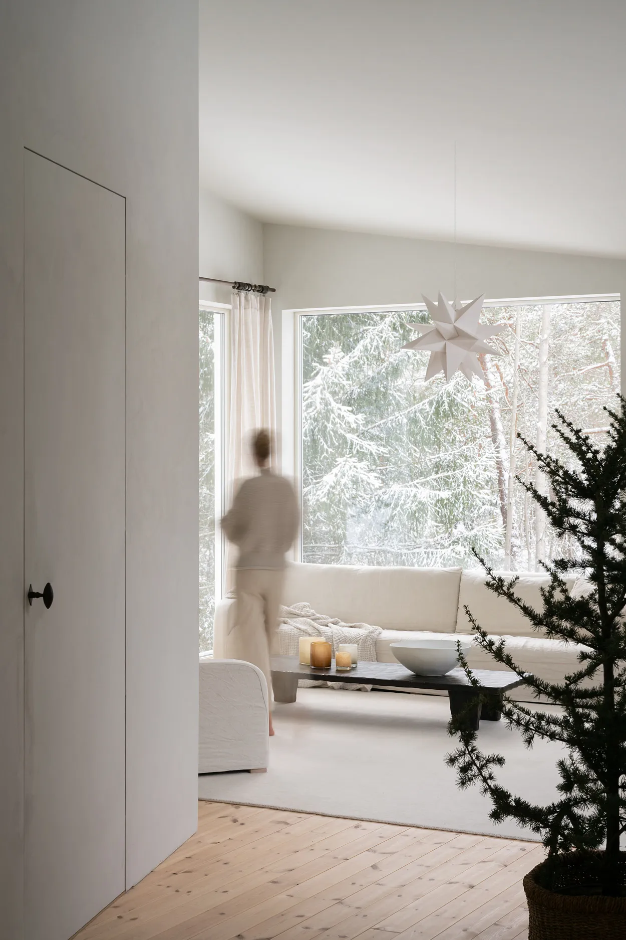 Sputnik adventsster compact Ø60 cm, Wit Watt & Veke