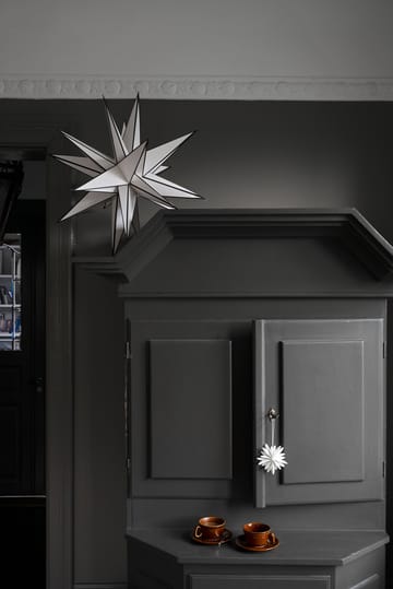 Sputnik kerstster Ø60 cm - Wit-zwart - Watt & Veke