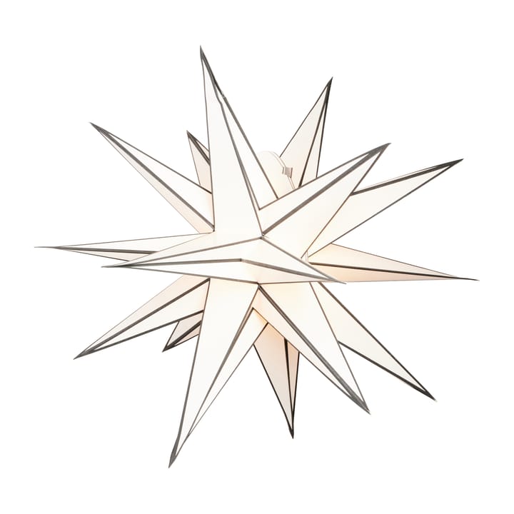 Sputnik kerstster Ø60 cm, Wit-zwart Watt & Veke