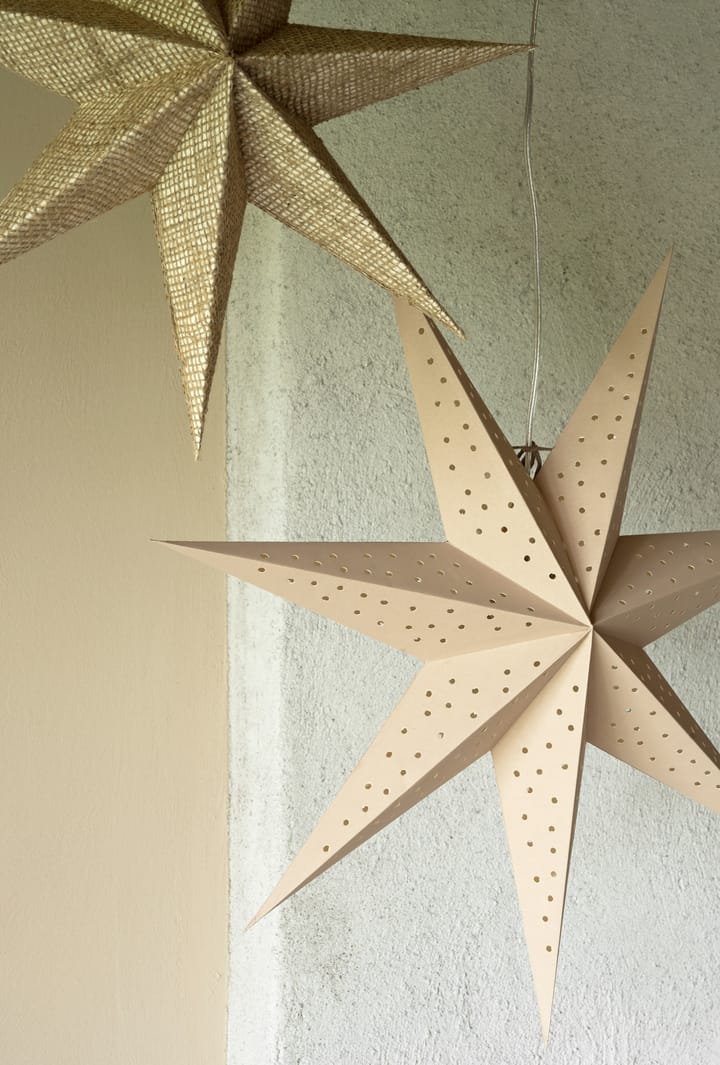 Stella adventsster beige, Ø60 cm Watt & Veke