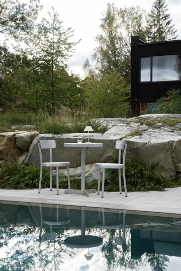 Teya tafellamp portable - Offwhite, Ø15x26 cm - Watt & Veke