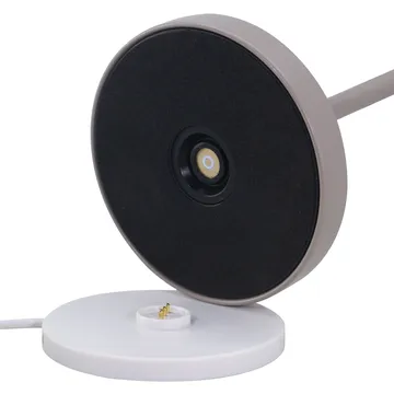 Teya tafellamp portable - Warm grey, Ø15x26 cm - Watt & Veke