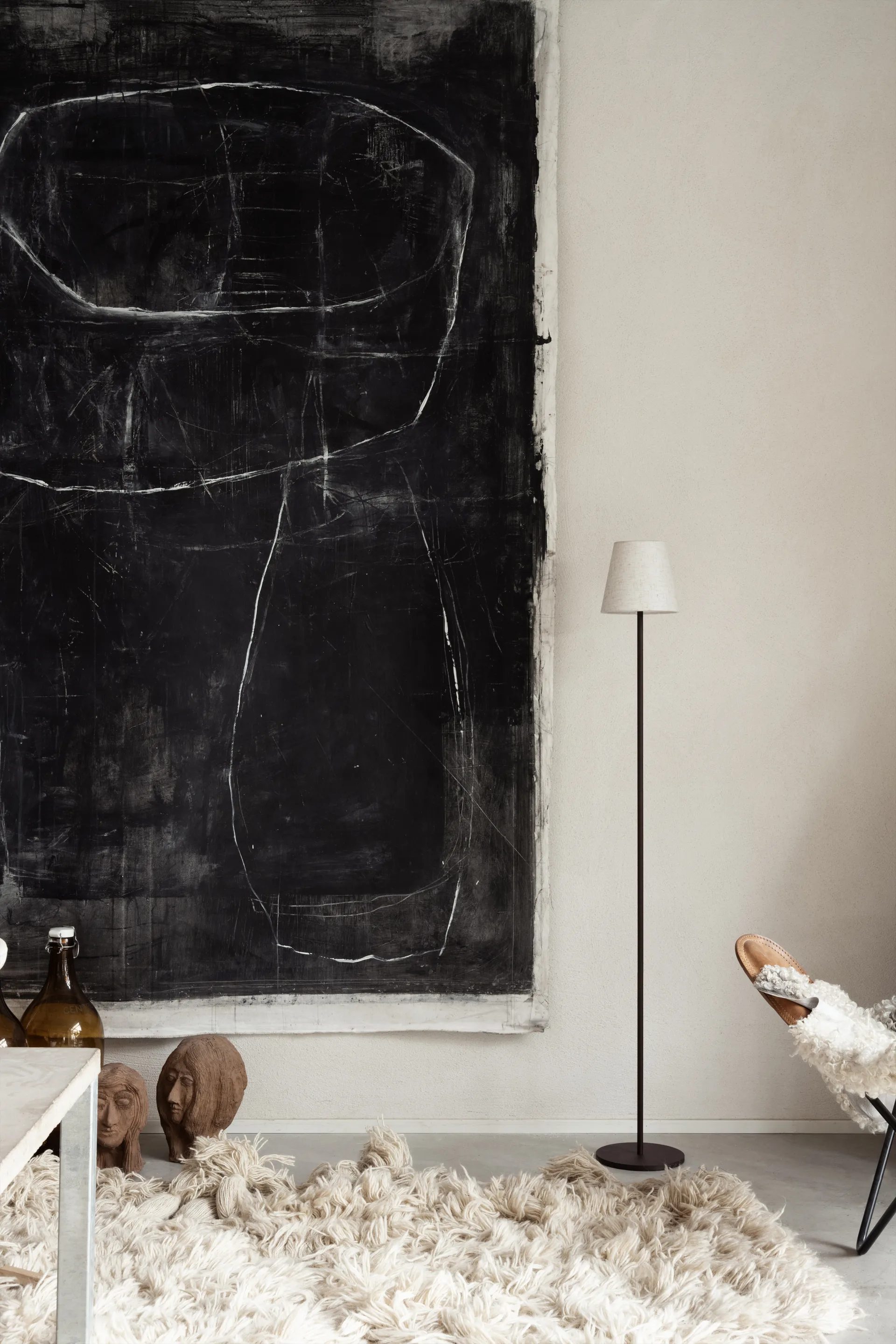 Tyra floor draagbare vloerlamp Ø14 cm, Coffee Watt & Veke