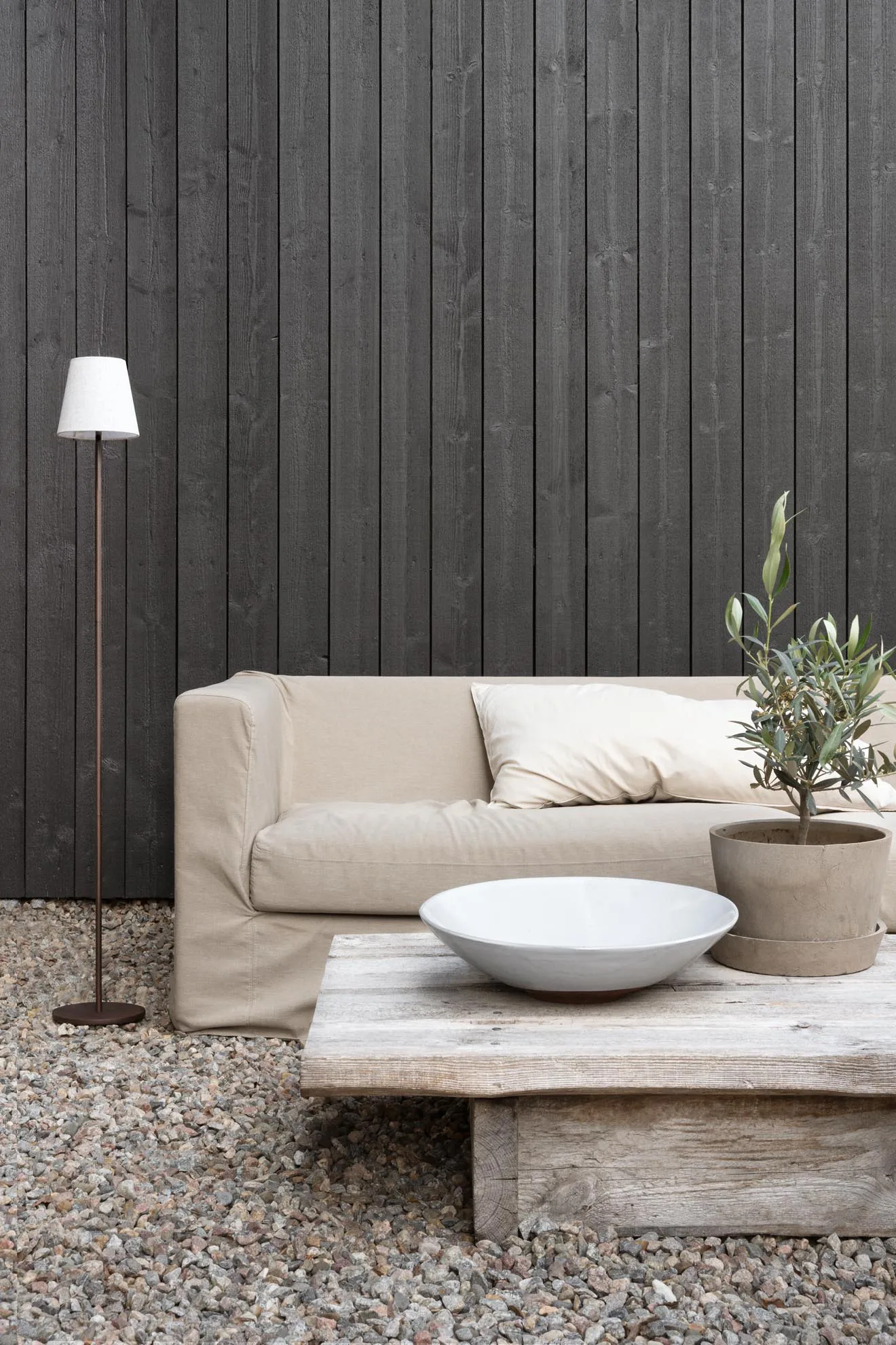 Tyra floor draagbare vloerlamp Ø14 cm, Coffee Watt & Veke