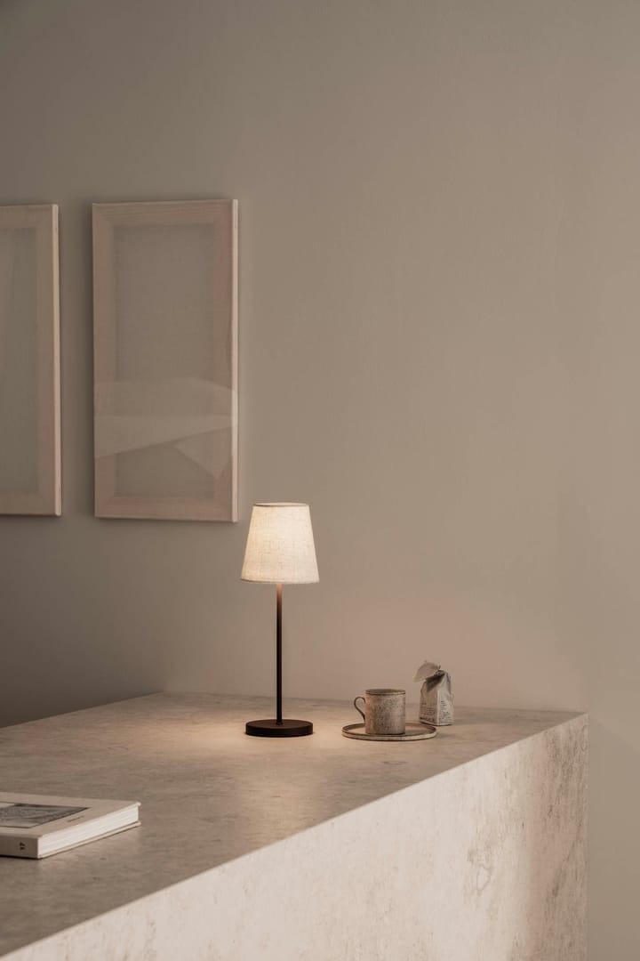 Tyra table draagbare tafellamp Ø14 cm, Coffee Watt & Veke