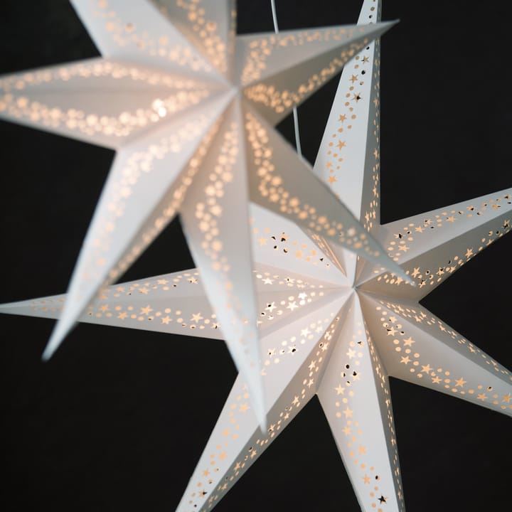 Vintergatan kerstster 80 cm, wit Watt & Veke