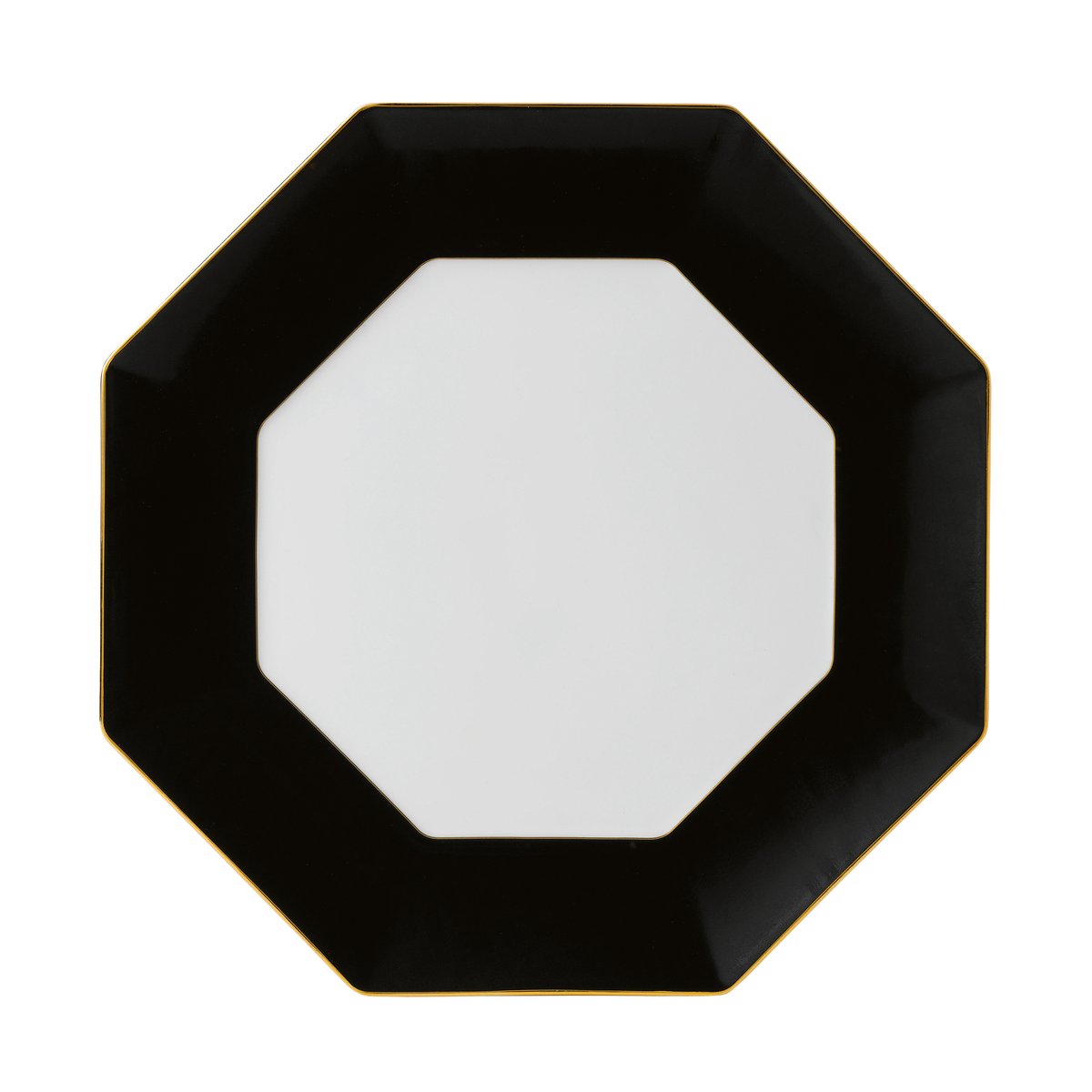 Wedgwood Arris onderbord o33 cm Charcoal | Scandinavisch Interieur | Serveerschalen & -schotels | Zwart