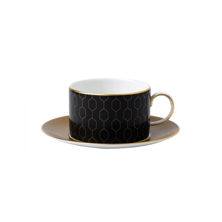 Arris theekop met schotel - honeycomb - Wedgwood